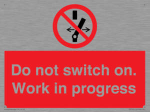 Do not switch on. Work in progress